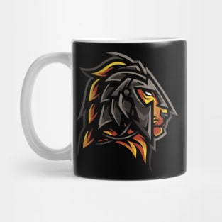 golden gladiator lion Mug